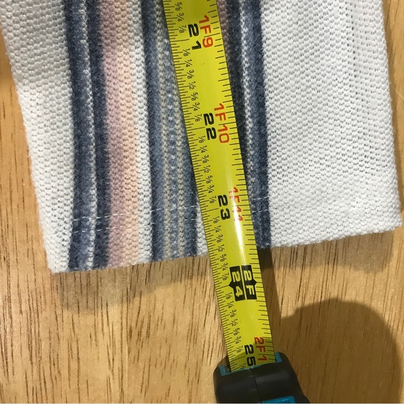 WallFlower Vintage Classic Baja Stripe V-Neck Hoodie Size Large Light Weight - Picture 15 of 16